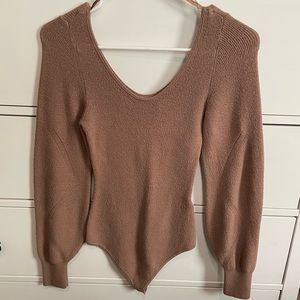 Abercrombie Bodysuit Sweater